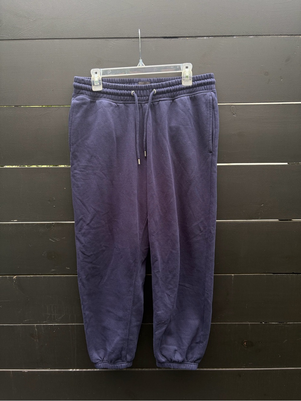 H&M Men’s Navy Loose Fit Jogger Sweatpants Size M